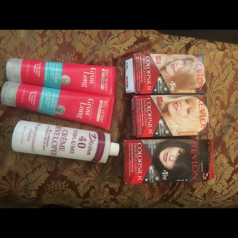 Revlon bundle hair dyes and cond John freida